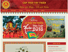 Tablet Screenshot of captreotaythien.vn